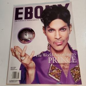 EBONY MAGAZINE JULY 2010 THE WORLD ACCORDING TO PRINCE.